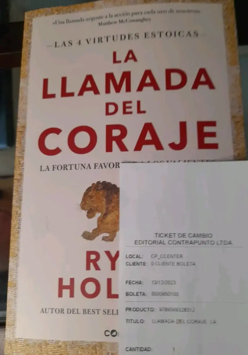 Libro La Llamada del Coraje de Ryan Holiday - 2