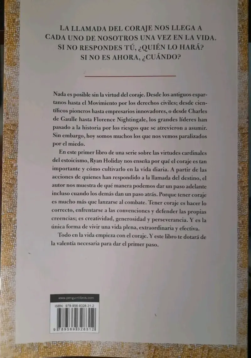 Libro La Llamada del Coraje de Ryan Holiday - 3