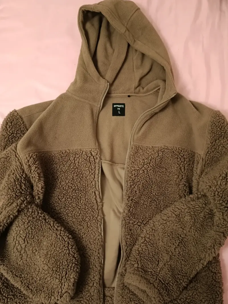 Chaqueta de polar con capucha Opposite talla L - 1