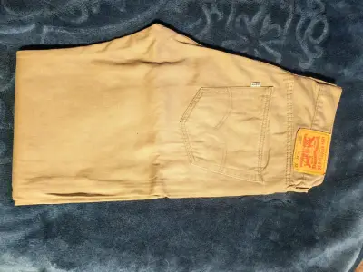 Jeans Levi's 501 clásicos azul y beige - miniatura 3