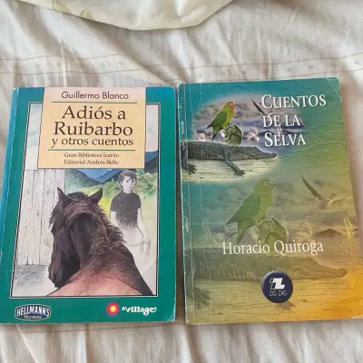 Lote de libros 'Adiós a Ruibarbo' y 'Cuentos de la Selva' - miniatura 1
