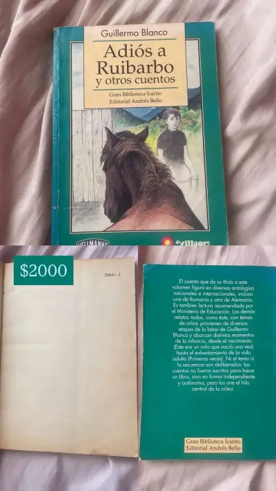 Lote de libros 'Adiós a Ruibarbo' y 'Cuentos de la Selva' - miniatura 3