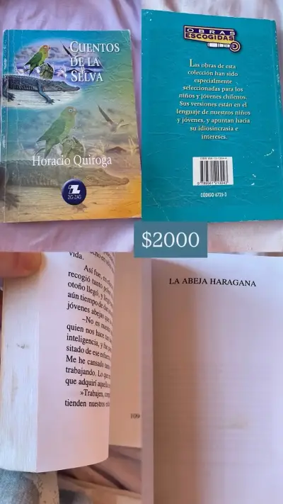 Lote de libros 'Adiós a Ruibarbo' y 'Cuentos de la Selva' - miniatura 4