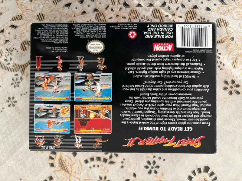 Juego Street Fighter II Super Nintendo cib - 4