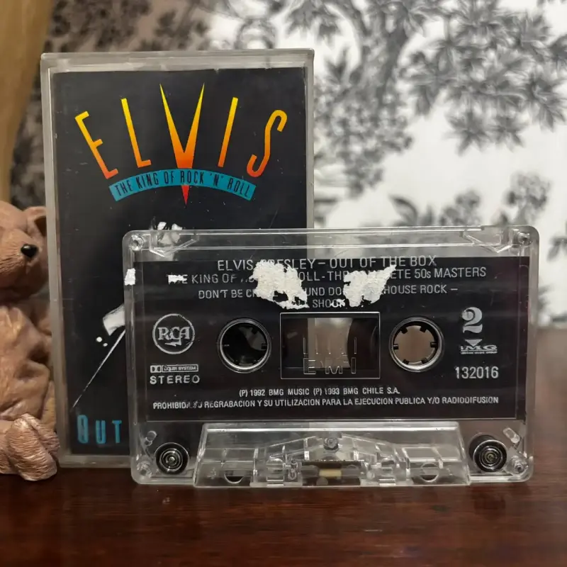 Cassette Elvis Out of the Box 1992 Chile - 4
