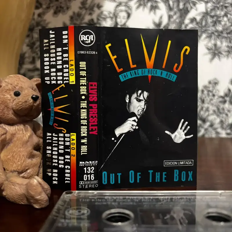 Cassette Elvis Out of the Box 1992 Chile - 5