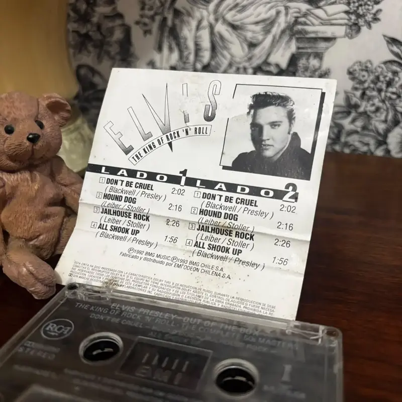 Cassette Elvis Out of the Box 1992 Chile - 6