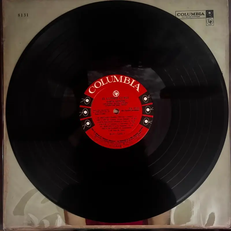 Vinilo Sarita Montiel El Último Cuplé 1958 Chile - 4
