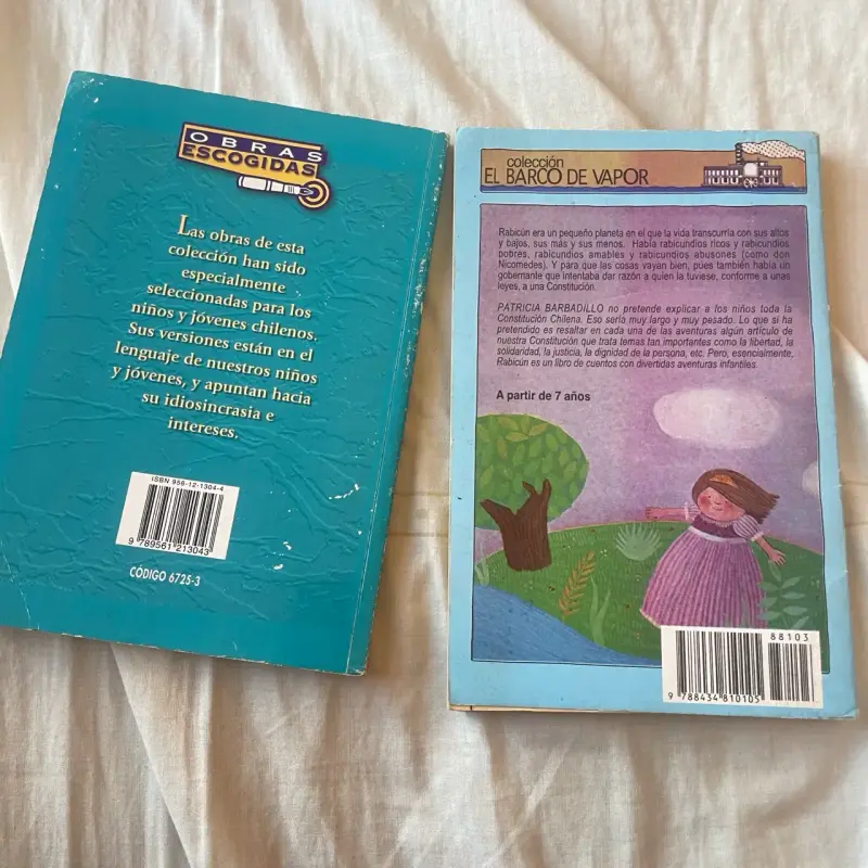 Libros Cuentos de la Selva y Rabicún usados - 2