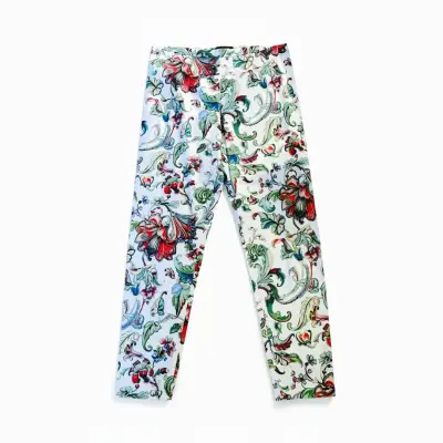 Pantalón Capri Ralph Lauren Talla L Floral - miniatura 1