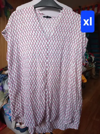 Blusa estampada floral talla XL - miniatura 6