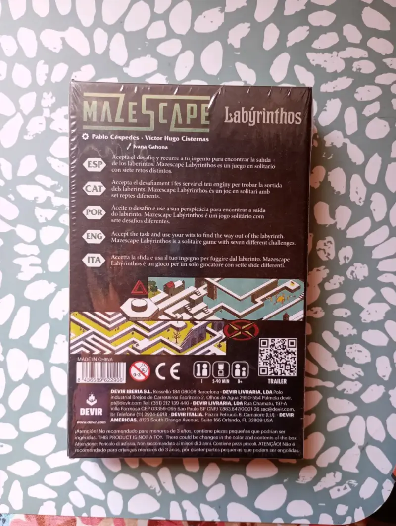 Juego de Mesa Mazescape Labyrinthos Devir - 2