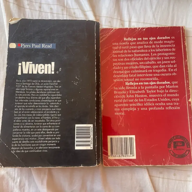 Pack de libros ¡Viven! y Reflejos en tus ojos dorados - 2