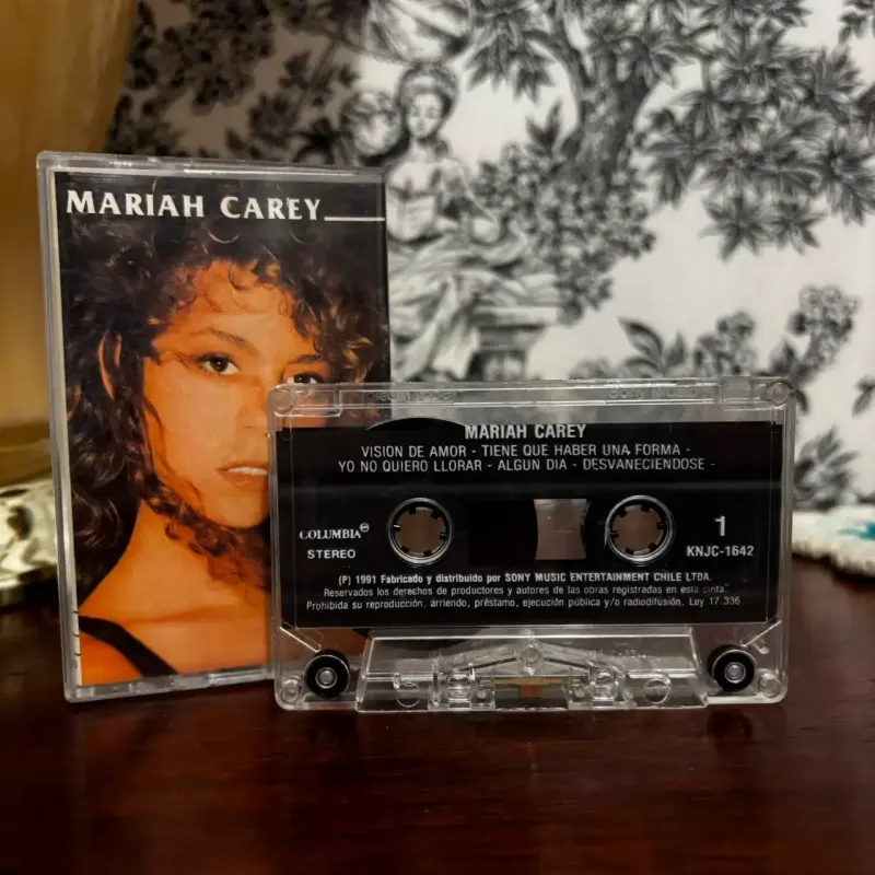 Cassette Mariah Carey Álbum Homónimo 1991 Chile - 2