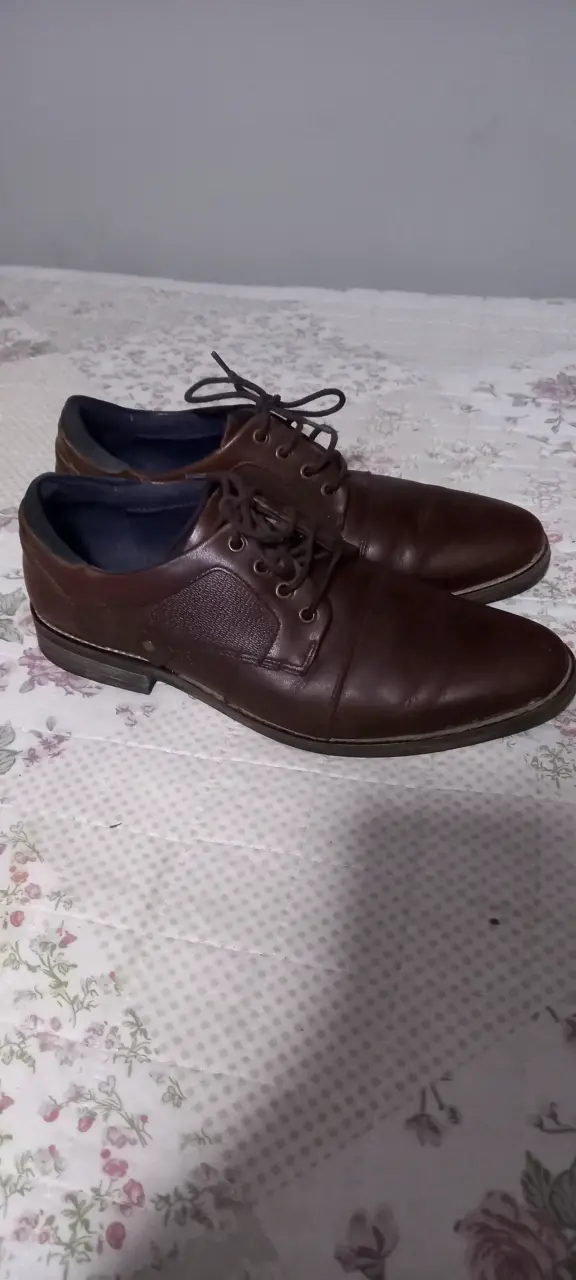 Zapatos de vestir marrones para hombre talla 41 - 1