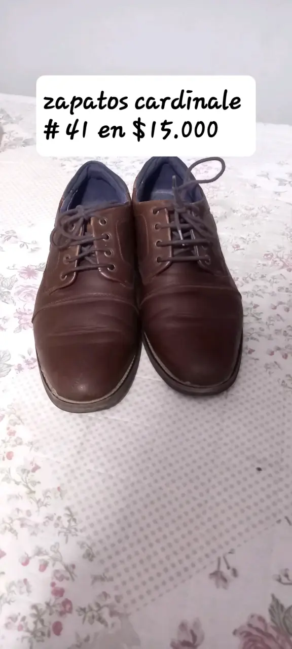 Zapatos de vestir marrones para hombre talla 41 - 2