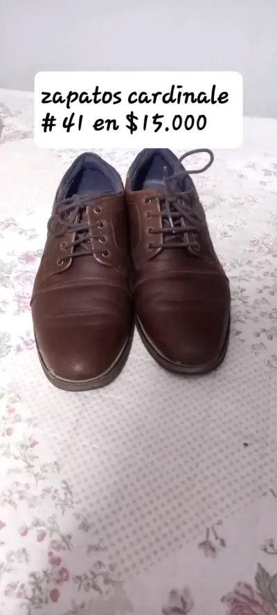 Zapatos de vestir marrones para hombre talla 41 - miniatura 2