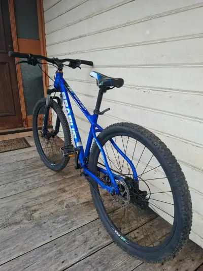 Bicicleta de montaña azul Brabus con frenos de di - miniatura 1