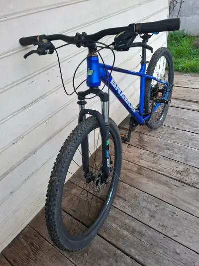 Bicicleta de montaña azul Brabus con frenos de di - miniatura 2