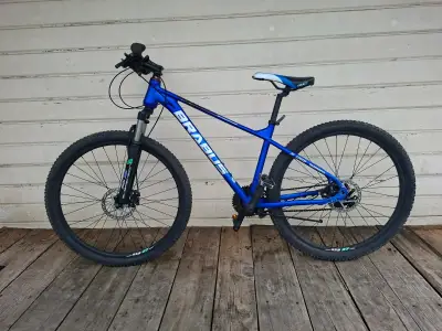 Bicicleta de montaña azul Brabus con frenos de di - miniatura 3