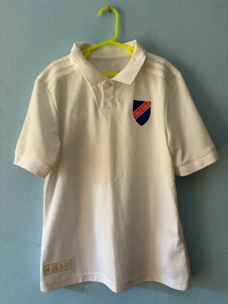 Polera Adidas Colo Colo 100 Años Blanca - 1
