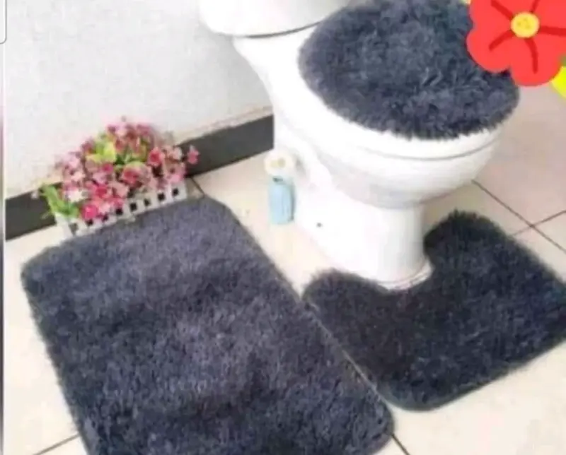 Set de alfombras para baño en varios colores - 3