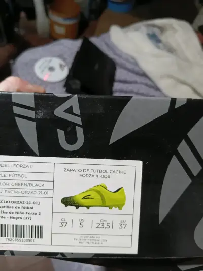 Zapatos de fútbol Cacike Forza II para niños - miniatura 2