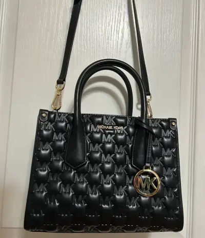 Bolso Michael Kors original negro con su bolsa - miniatura 1