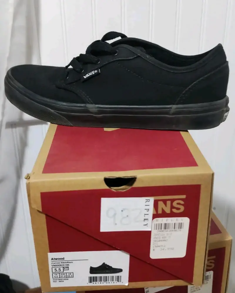 Zapatillas Vans Atwood negras talla 5.5