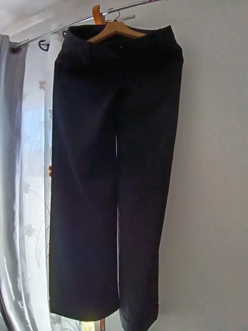 Jeans de mezclilla azul para mujer - 2