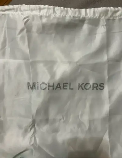 Cartera Michael Kors beige con cadena dorada - miniatura 3