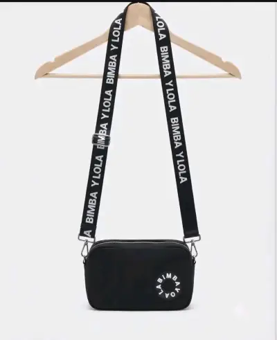 Bandolera negra estilo Bimba y Lola - miniatura 2