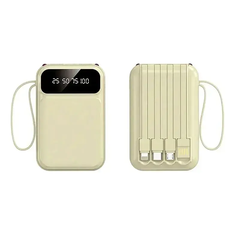 Power Bank portátil con cables integrados - 1