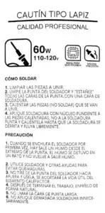 Soldador eléctrico Ferco 30W portátil - 2