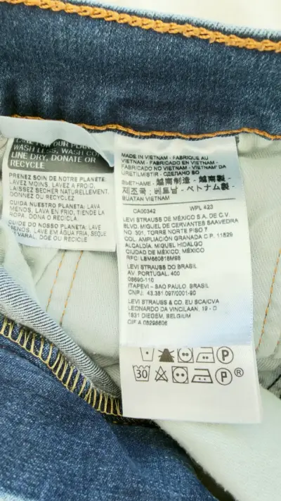 Jeans Levi's 512 Slim Taper Hombre Azul - miniatura 4