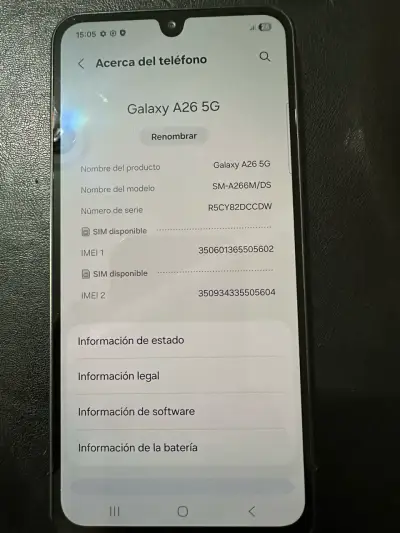 Samsung Galaxy A26 5G en buen estado - miniatura 1