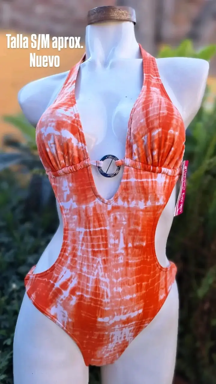 🌞Traje de baño naranja tie-dye nuevo🌞 - 1