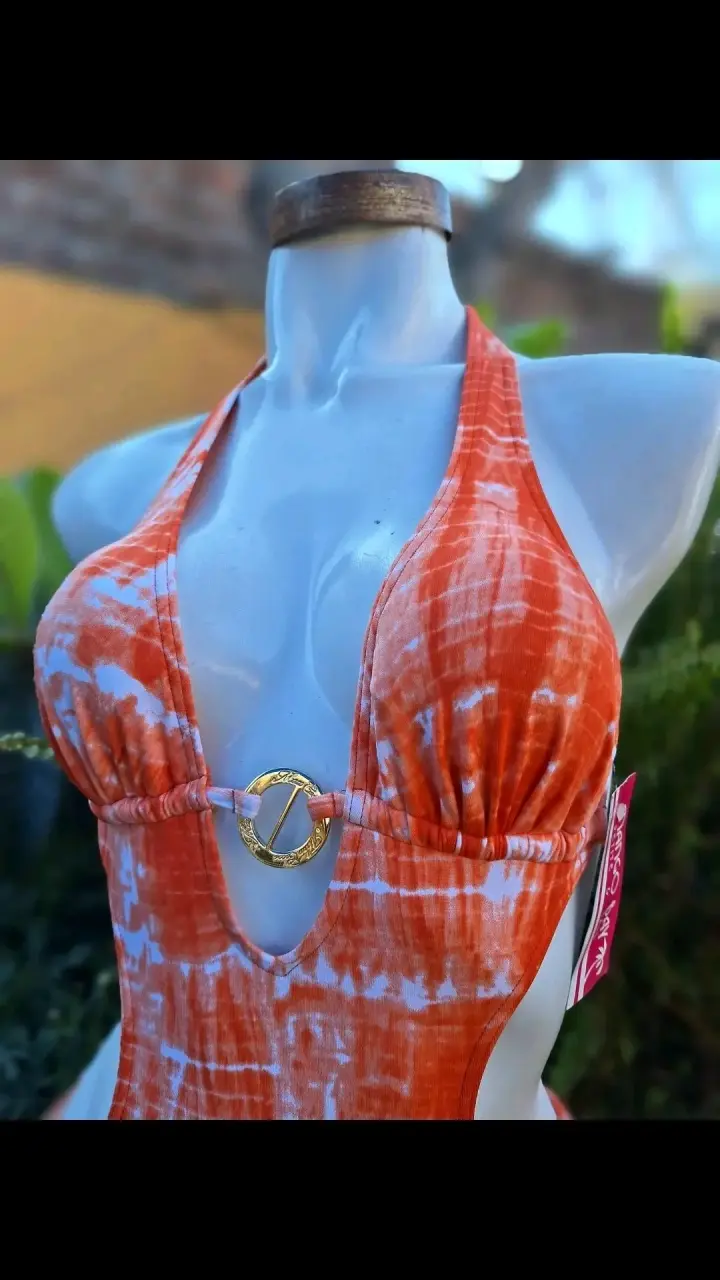 🌞Traje de baño naranja tie-dye nuevo🌞 - 2