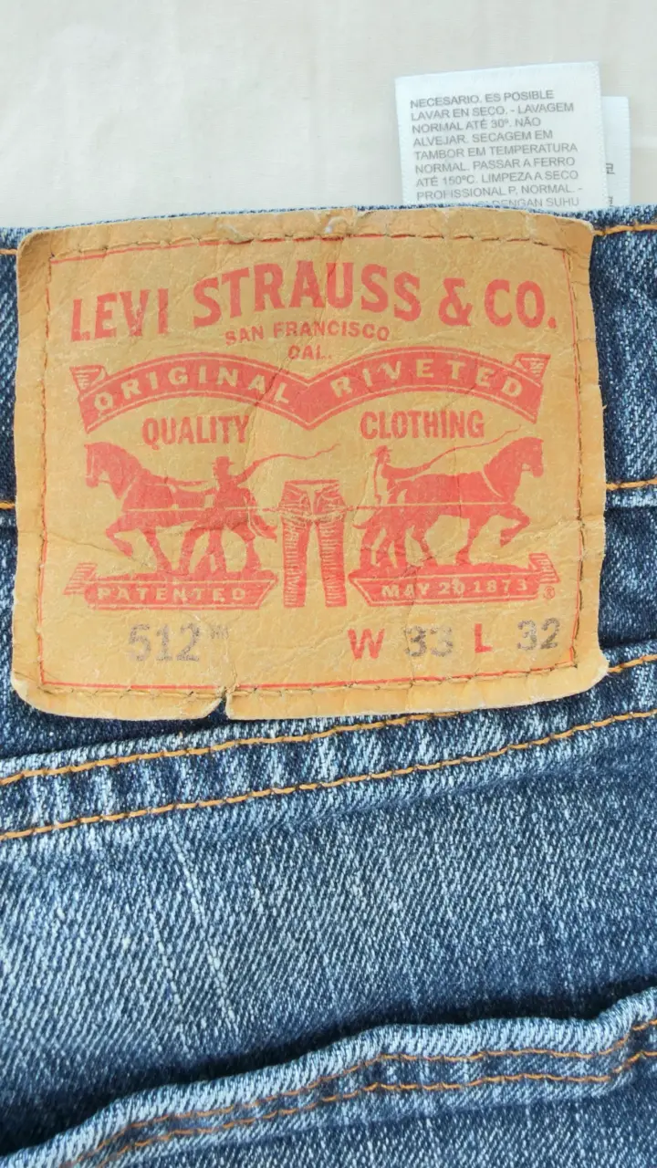 Jeans Levi's 512 Azul W33 L32 - 3