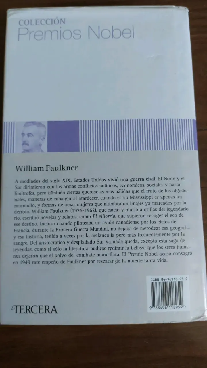 Libro El Villorrio de William Faulkner Colección Premios Nobel - 4