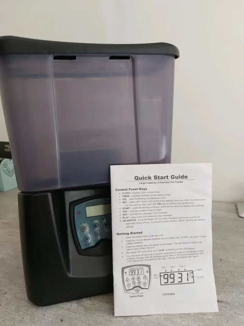 Dispensador automático de comida para mascotas - 3