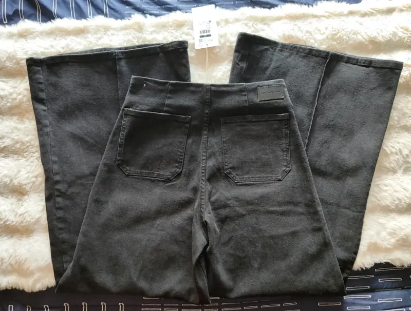 Jeans super wide leg negros Basement - 2