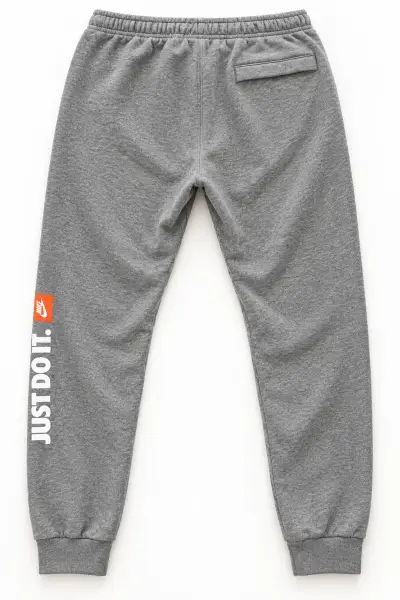 Pantalones deportivos grises Nike Just Do It - miniatura 2