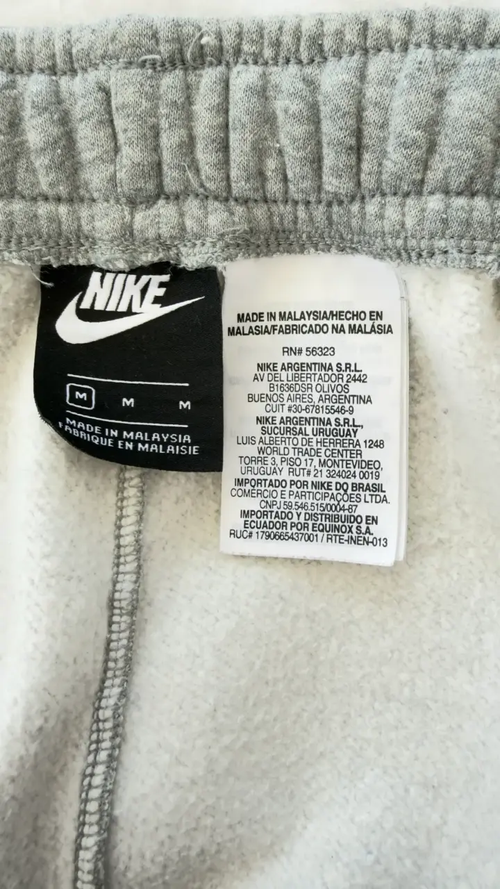 Pantalones deportivos grises Nike Just Do It - 3