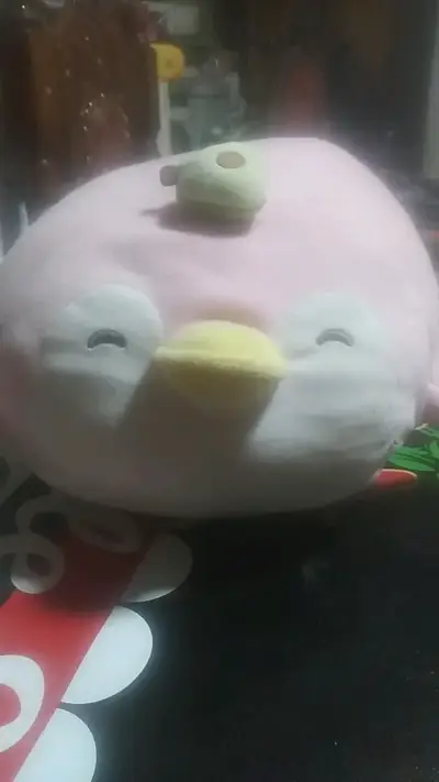 Peluche Pingüino Rosa Suave y Tierno - miniatura 1
