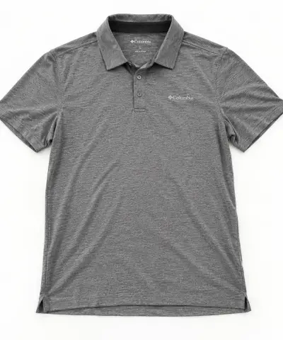 Polera Polo Gris Columbia Talla M - miniatura 1