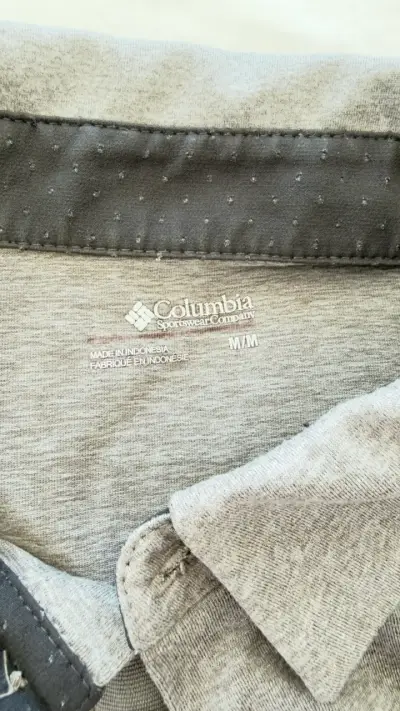 Polera Polo Gris Columbia Talla M - miniatura 2