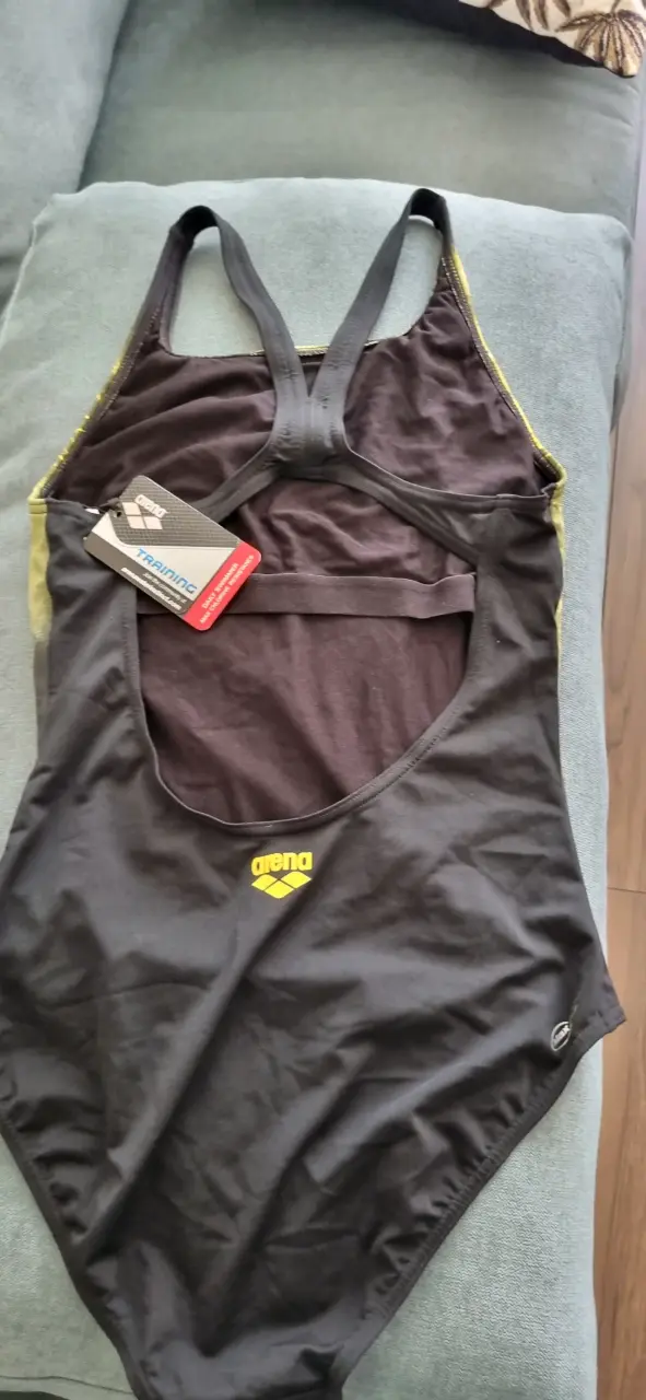 Traje de baño Arena para mujer en negro y amarillo - 2