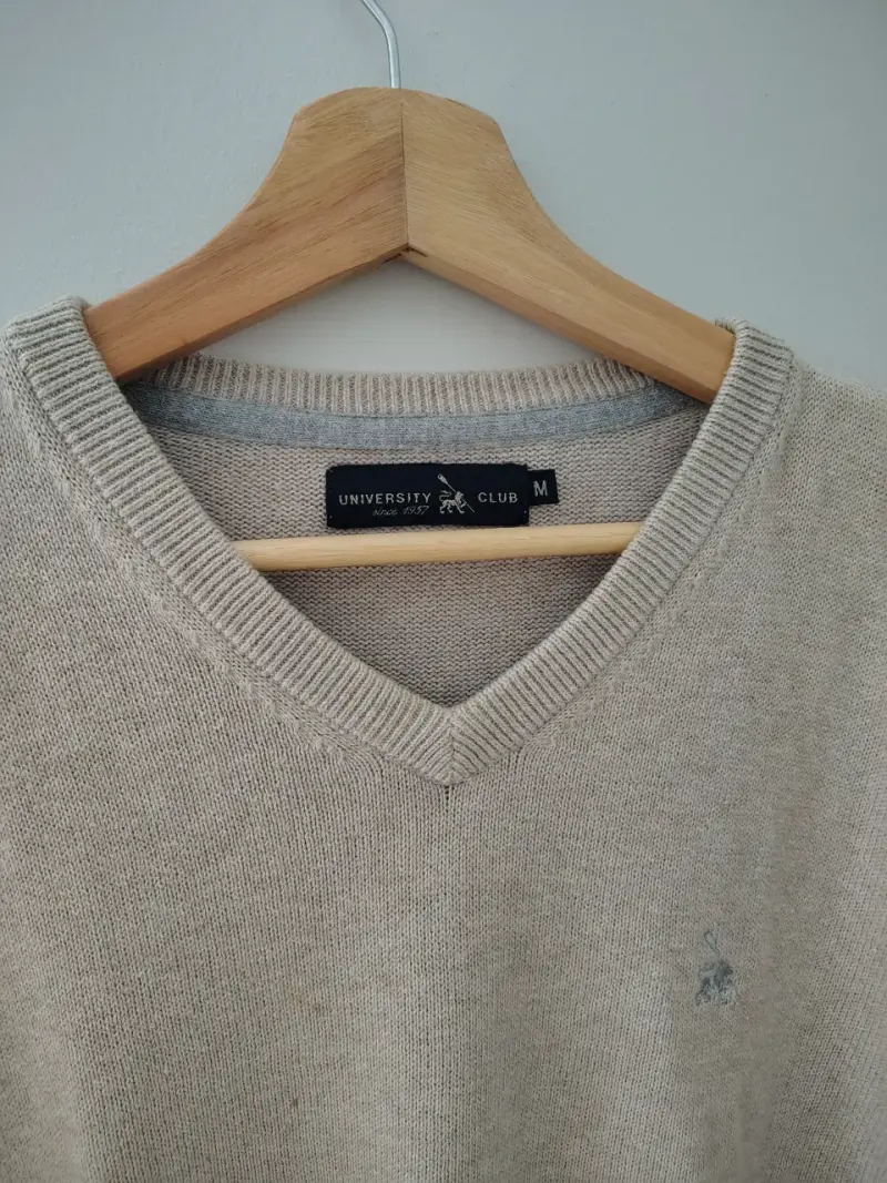 Suéter Beige University Club Talla M - 3