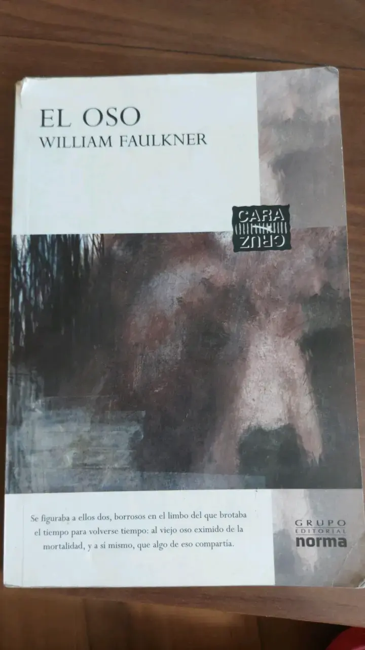 Libro 'El Oso' de William Faulkner - 2
